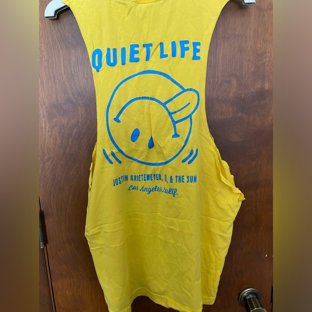 The Quite Life Smiley Cutoff Tank
